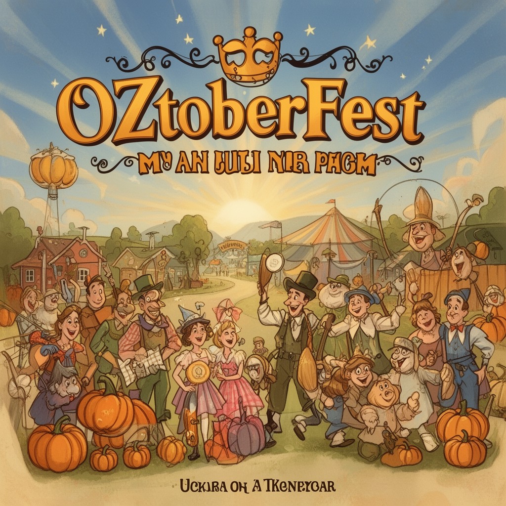 AI-generated illustration of OZtoberFest
