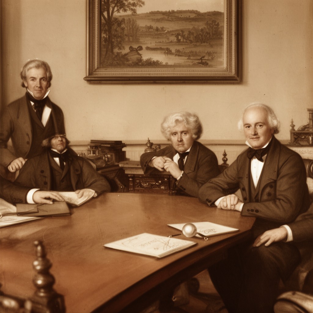 AI-generated illustration of Philipse family