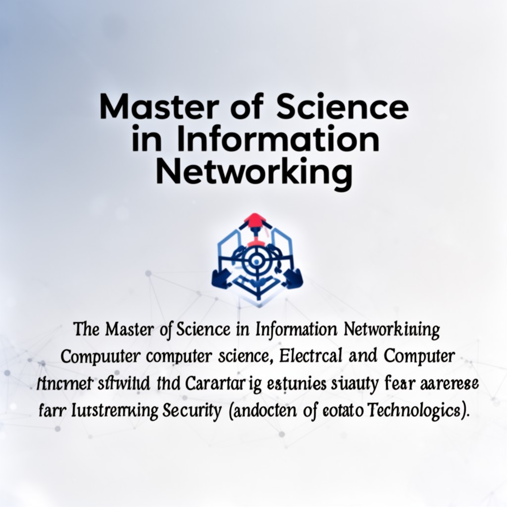AI-generated illustration of Master of Science in Information Networking