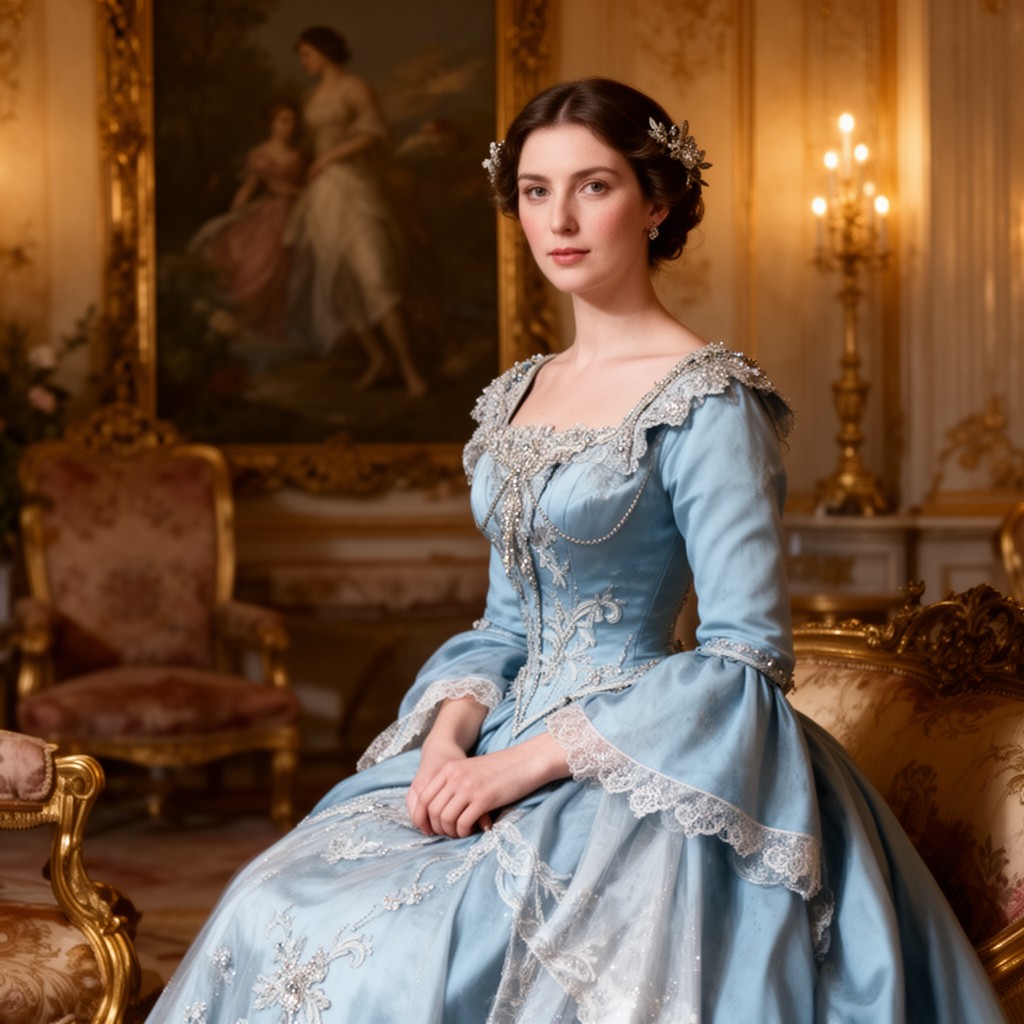AI-generated illustration of Princess Margaret of Connaught (if still living at inception – historically no, but leave out)