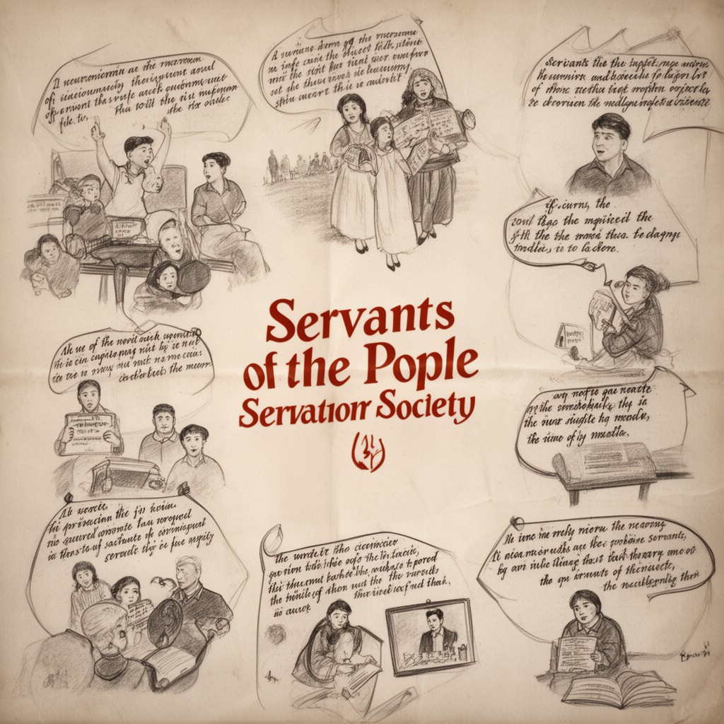 AI-generated illustration of Servants of the People Society