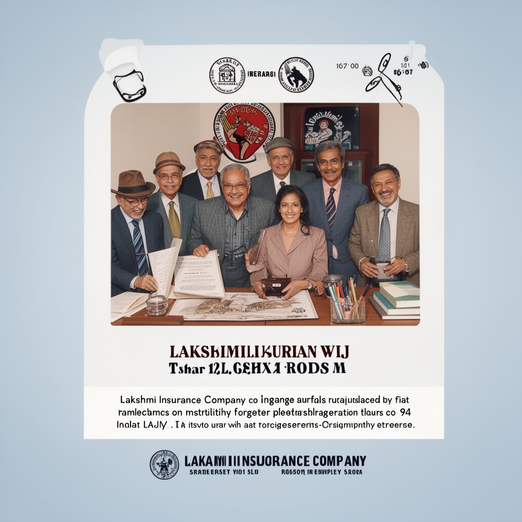 AI-generated illustration of Lakshmi Insurance Company
