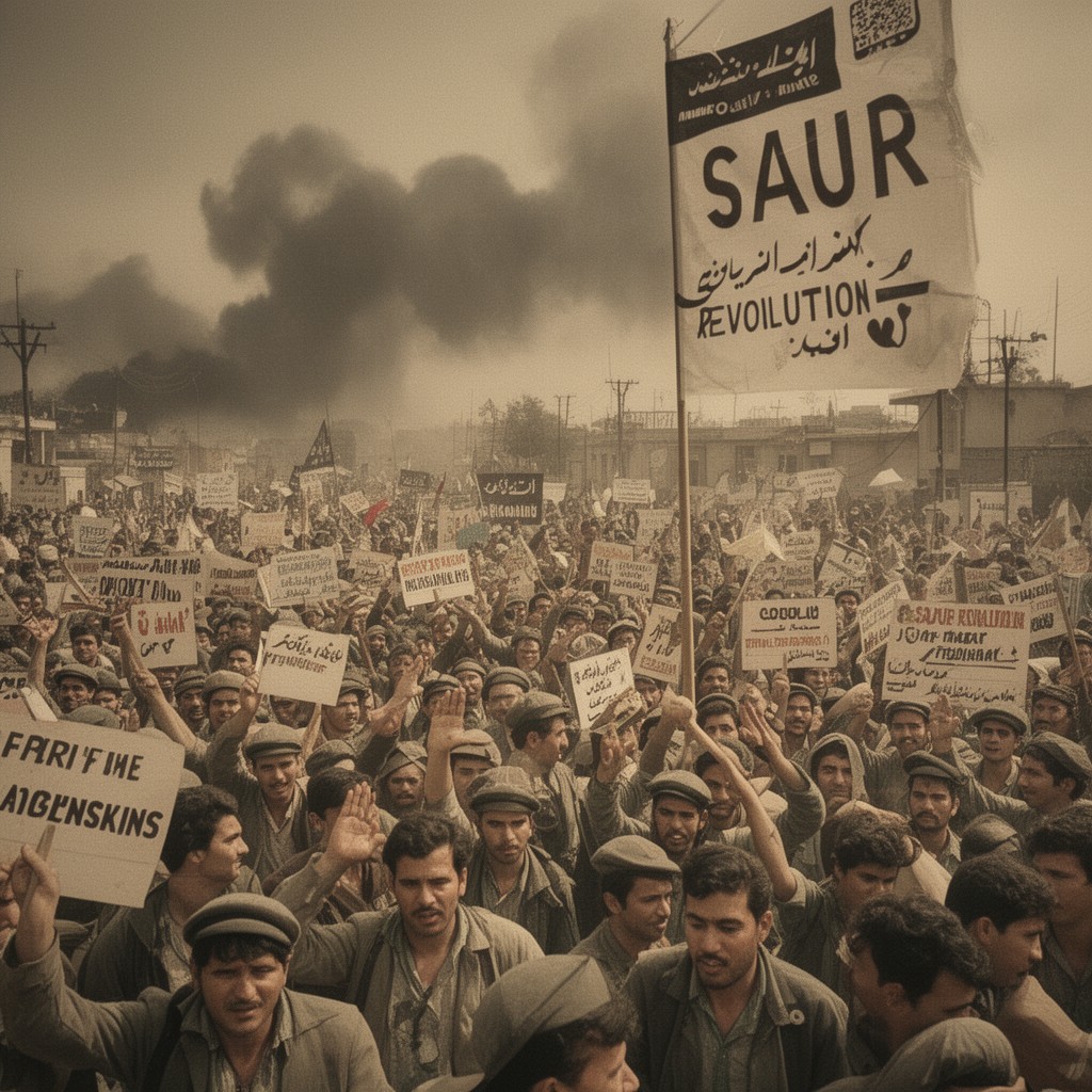 AI-generated illustration of Saur Revolution