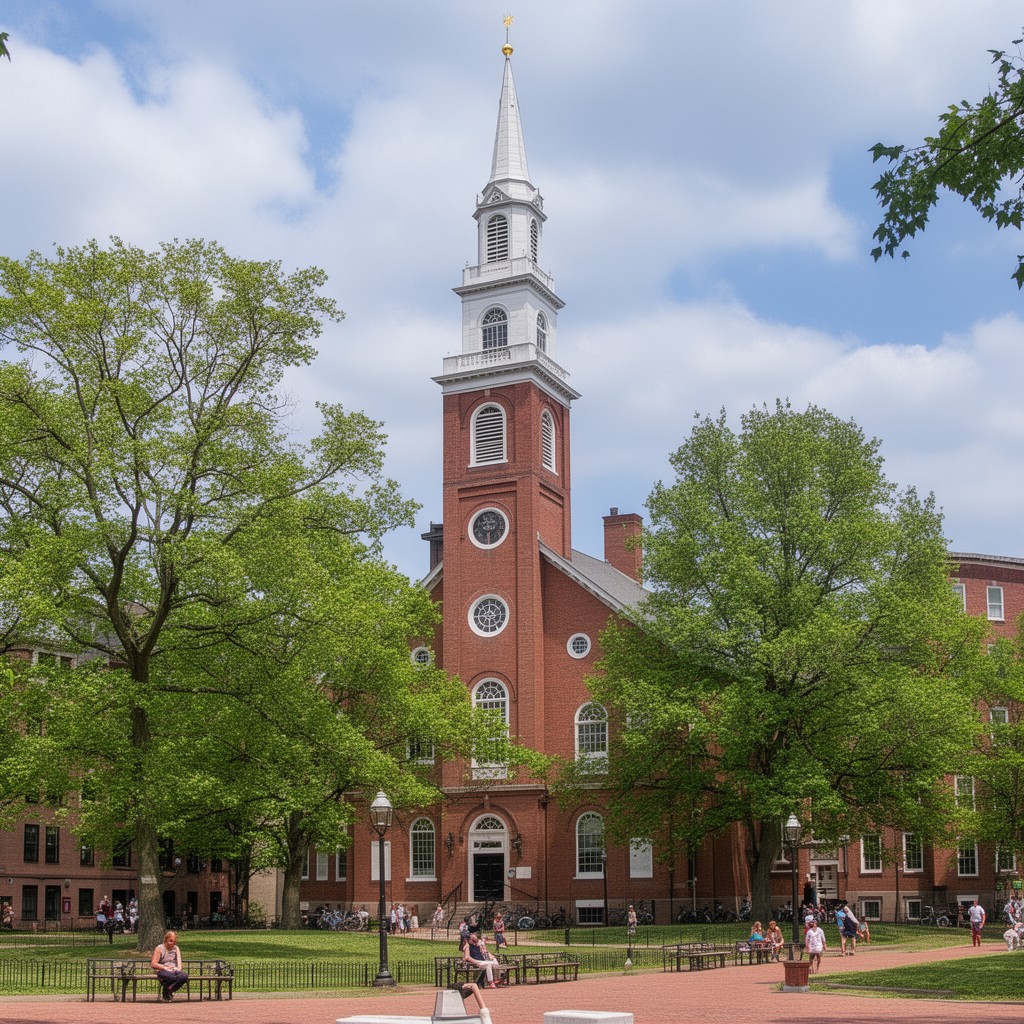 AI-generated illustration of Center Church on the Green