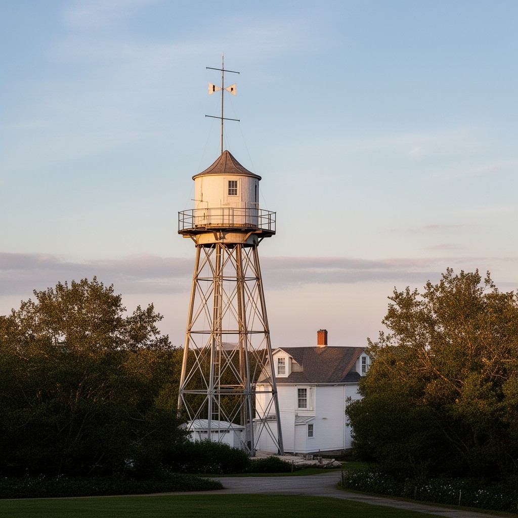 AI-generated illustration of Portland Observatory