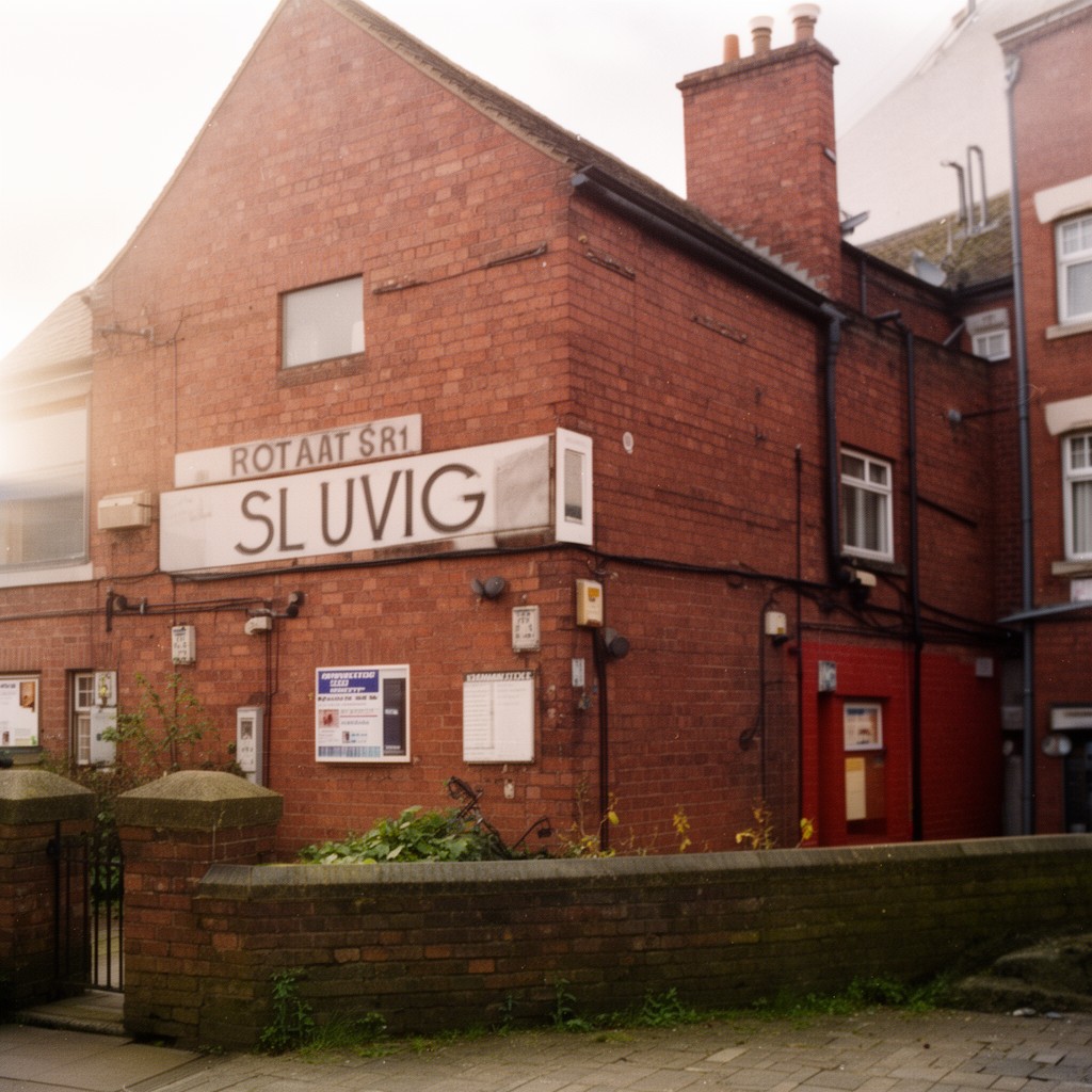 AI-generated illustration of Reddish, Stockport, England