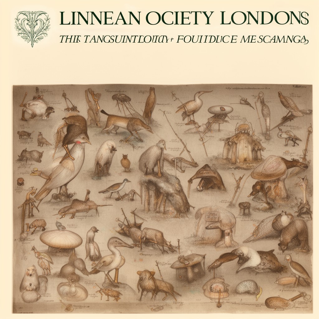 AI-generated illustration of Linnean Society of London