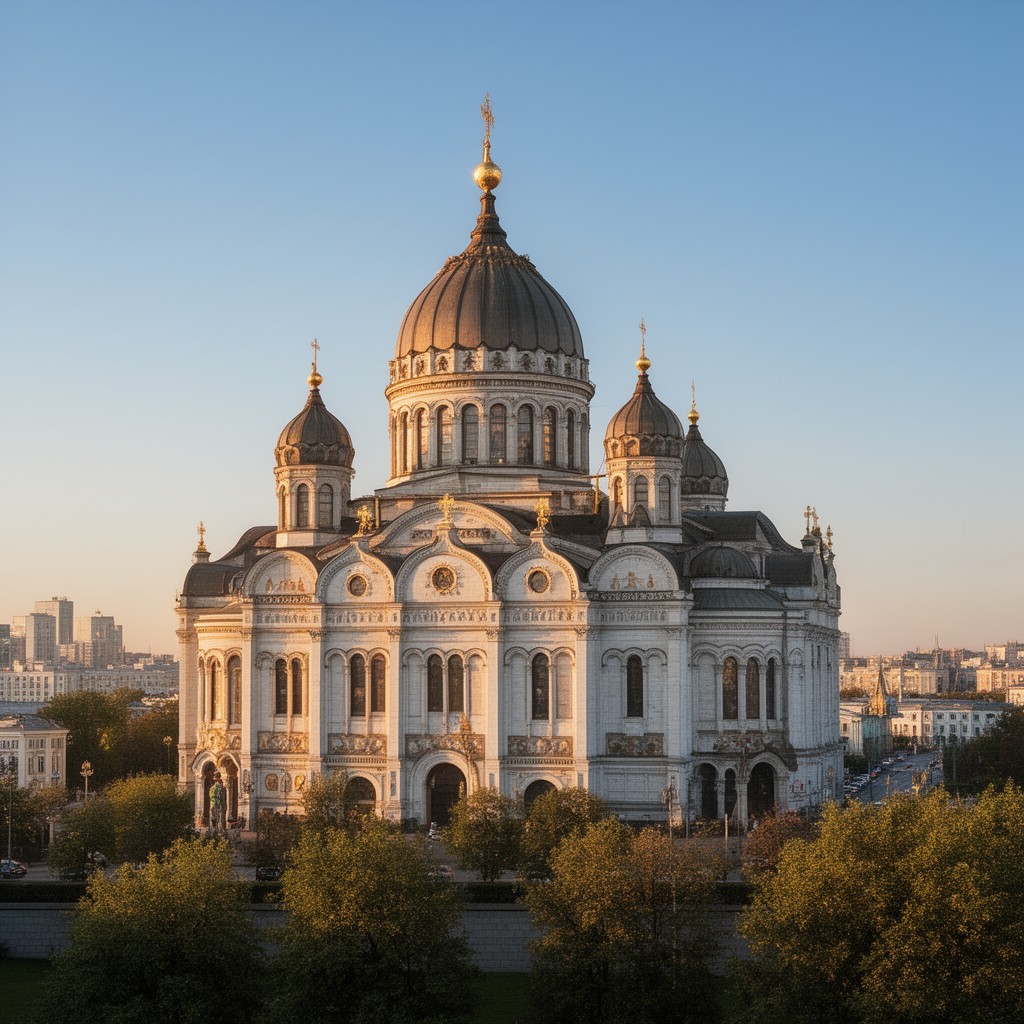 AI-generated illustration of Cathedral of Christ the Saviour