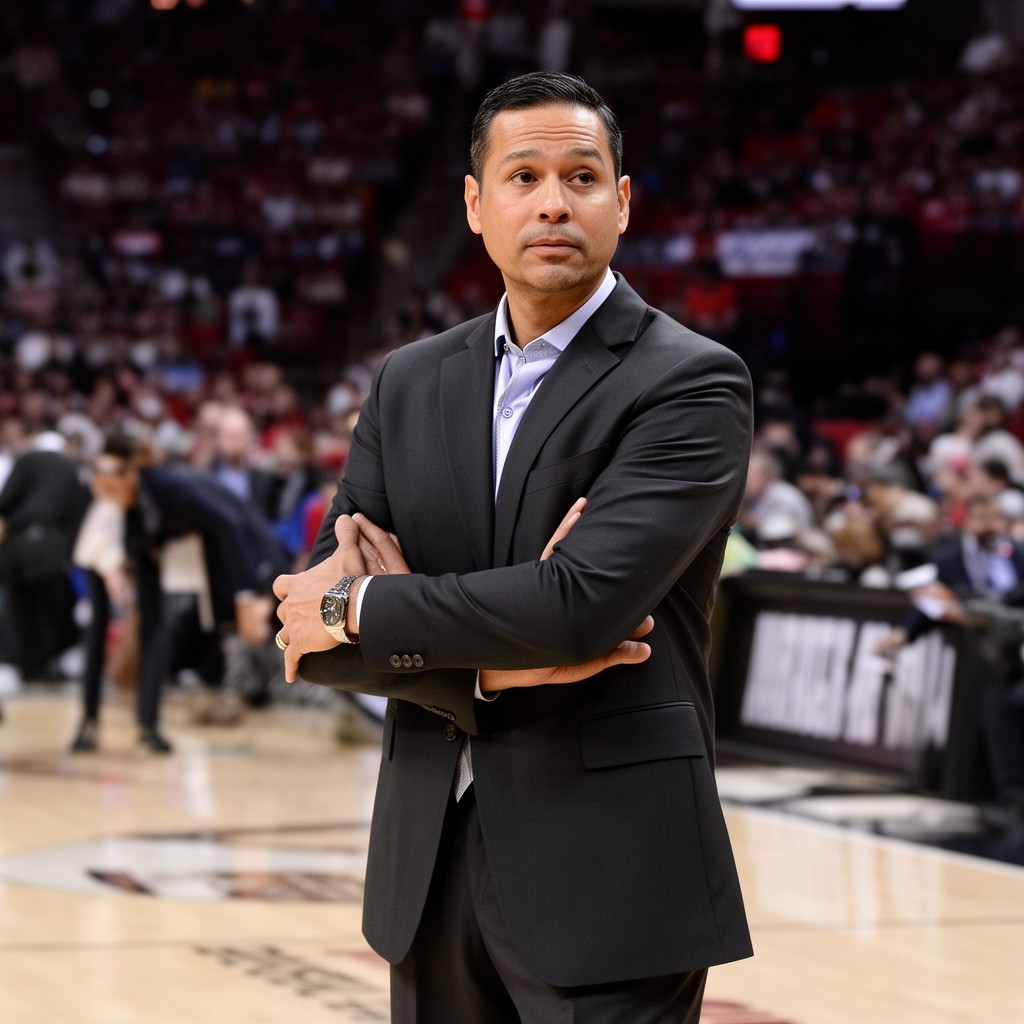 AI-generated illustration of Erik Spoelstra