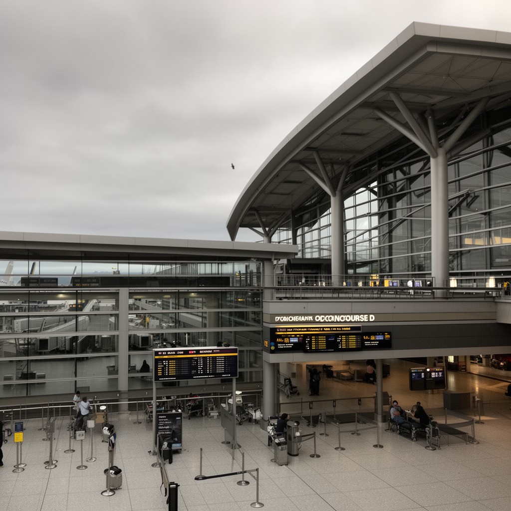AI-generated illustration of Concourse D