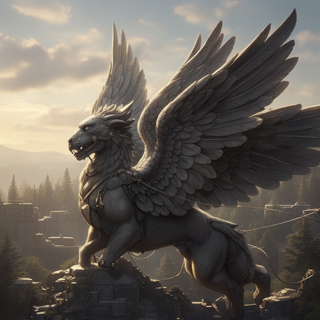 AI-generated illustration of Griffin