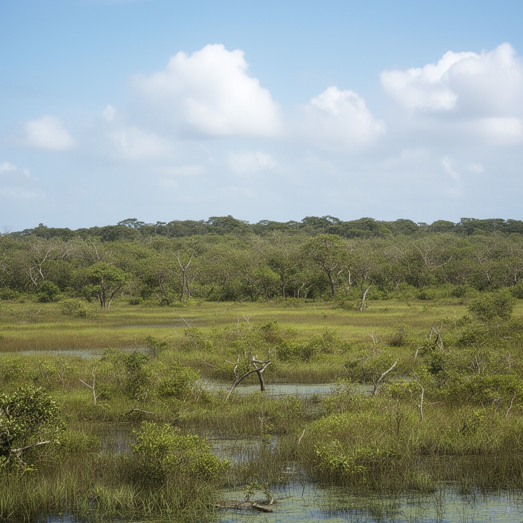AI-generated illustration of Ciénaga de Zapata