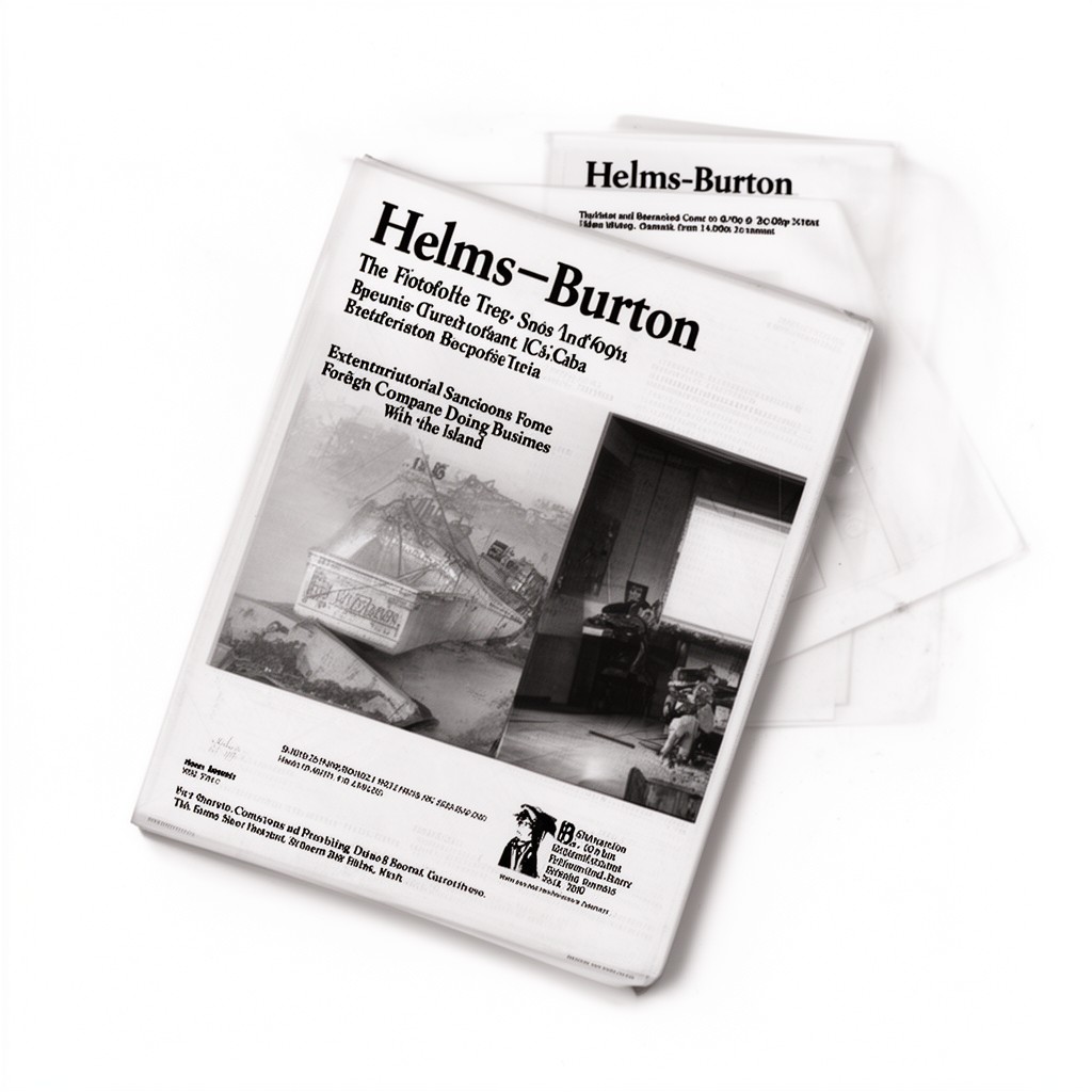 AI-generated illustration of Helms–Burton Act