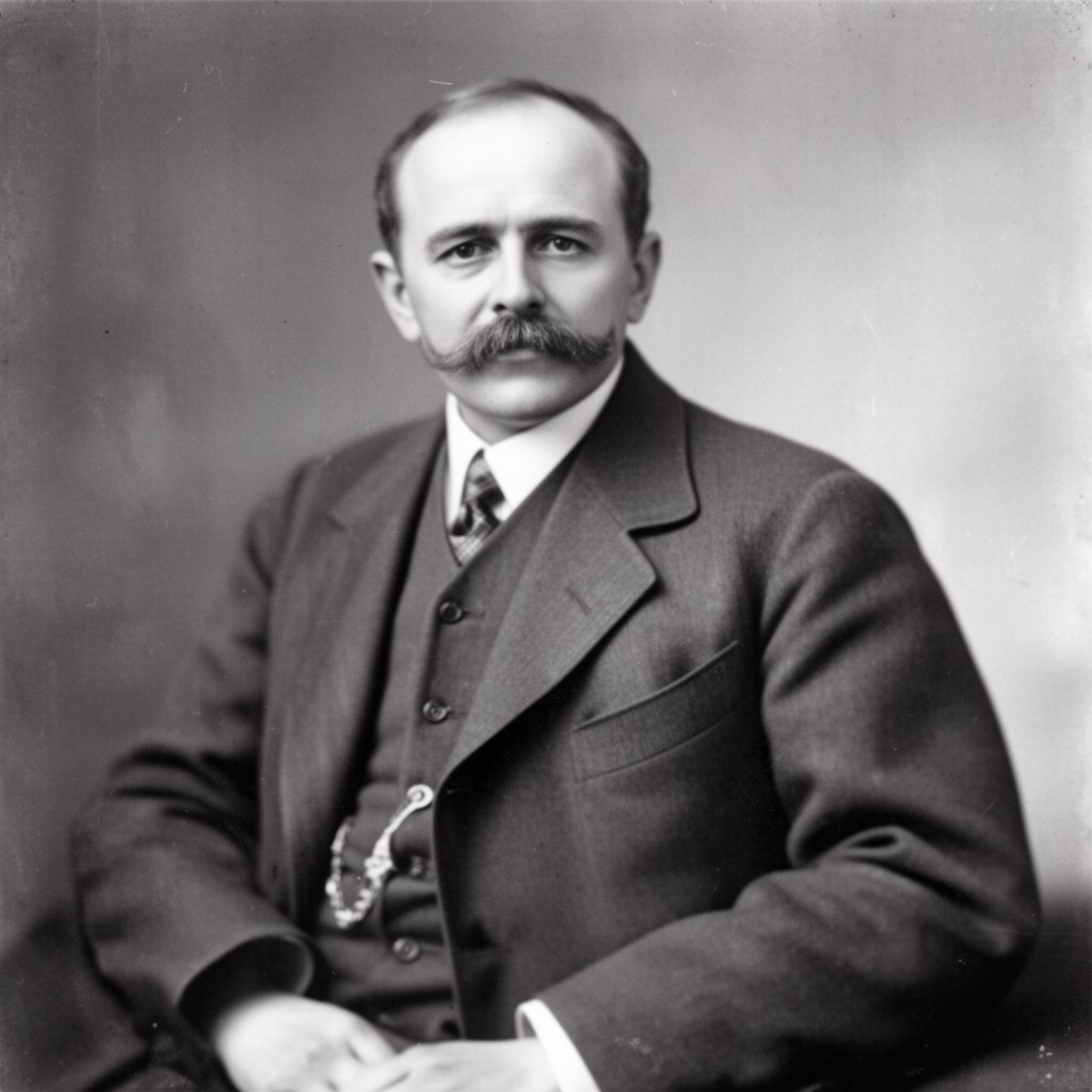 AI-generated illustration of Bernard Lazare