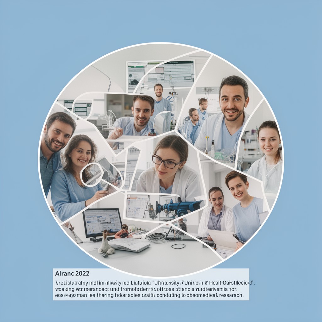 AI-generated illustration of Lithuanian University of Health Sciences