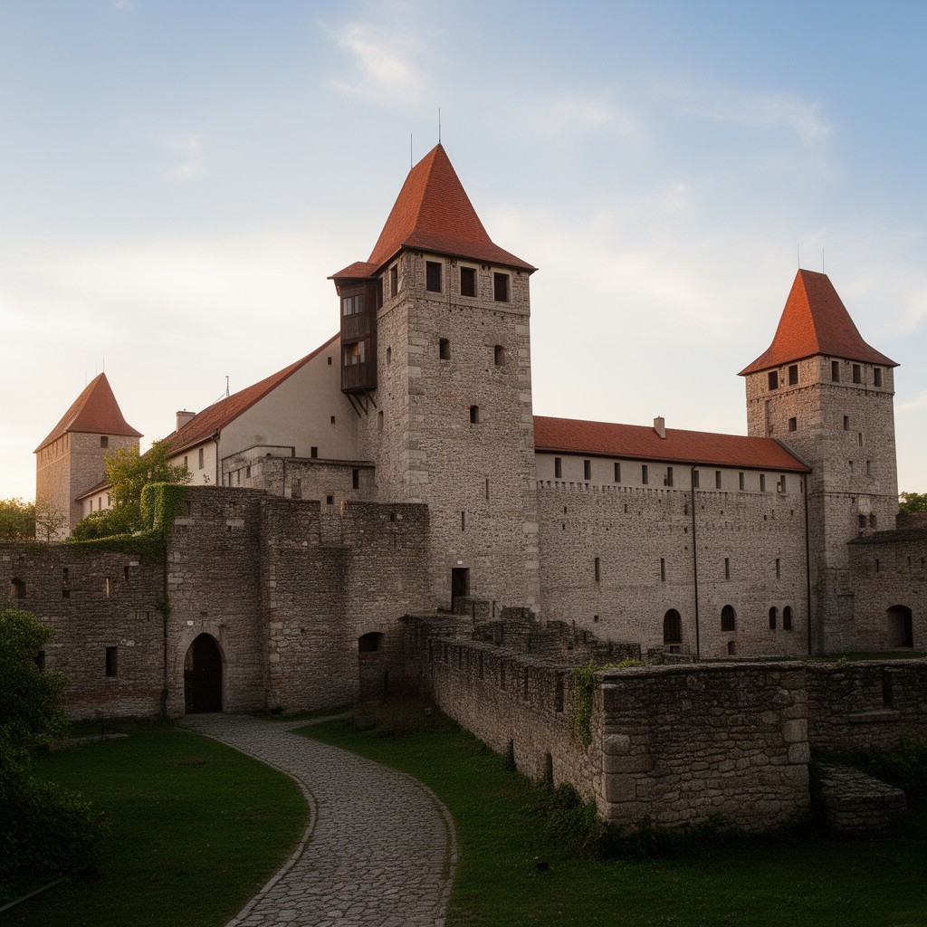 AI-generated illustration of Kaunas Castle
