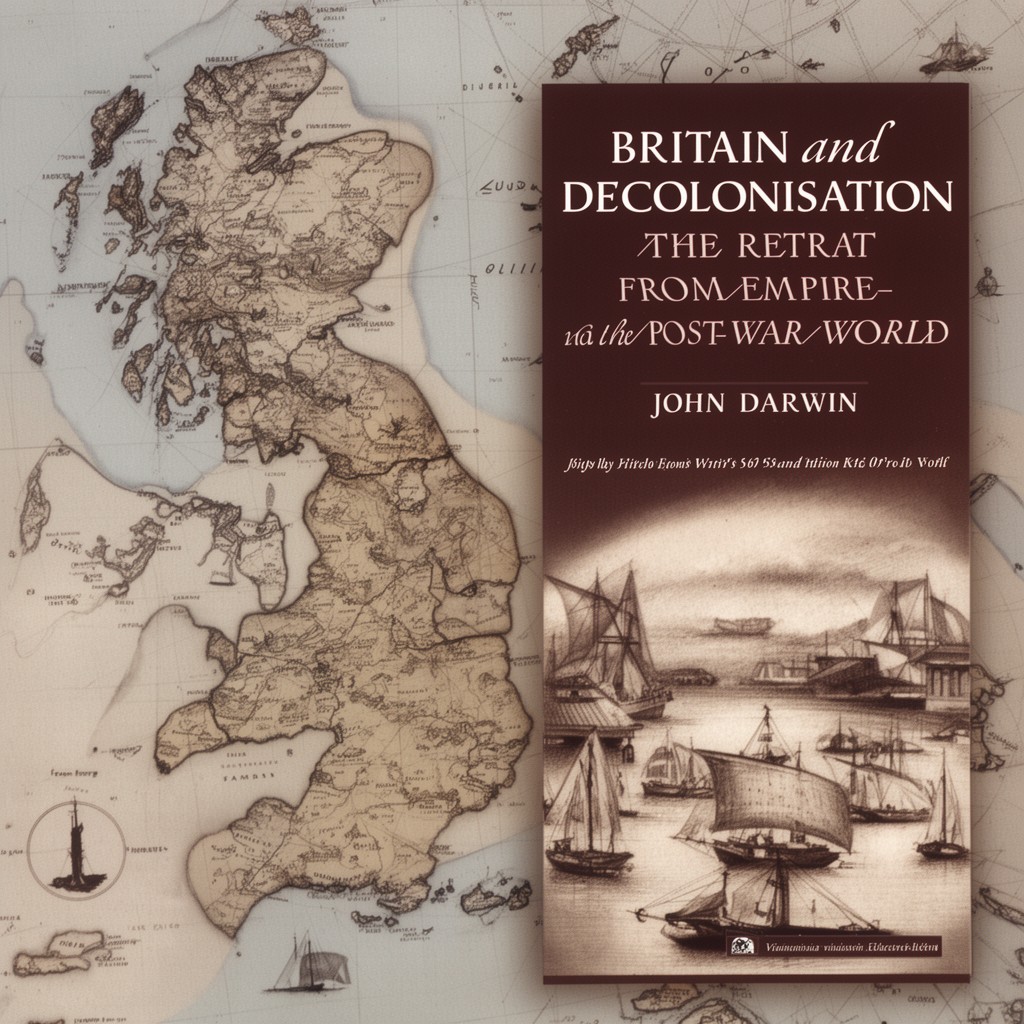 AI-generated illustration of Britain and Decolonisation: The Retreat from Empire in the Post-War World