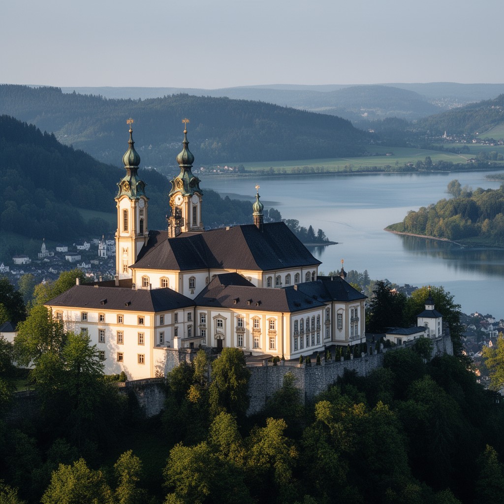 AI-generated illustration of Andechs Abbey