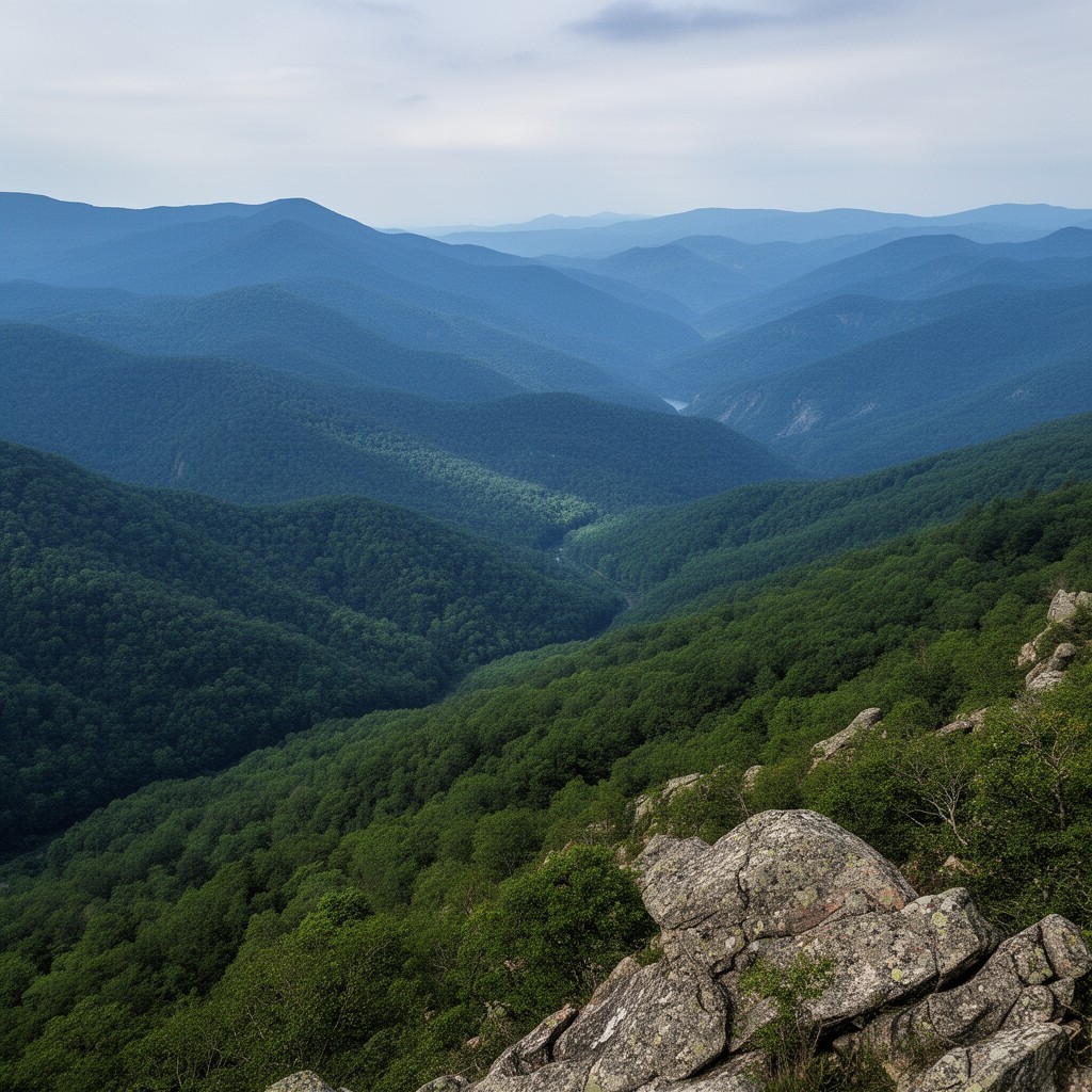 AI-generated illustration of Blue Ridge province