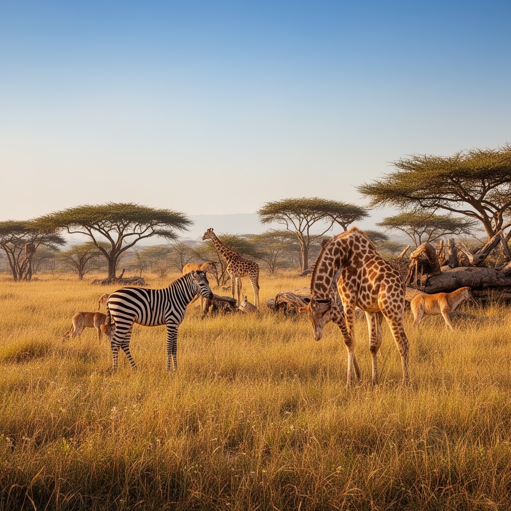 AI-generated illustration of African Veldt