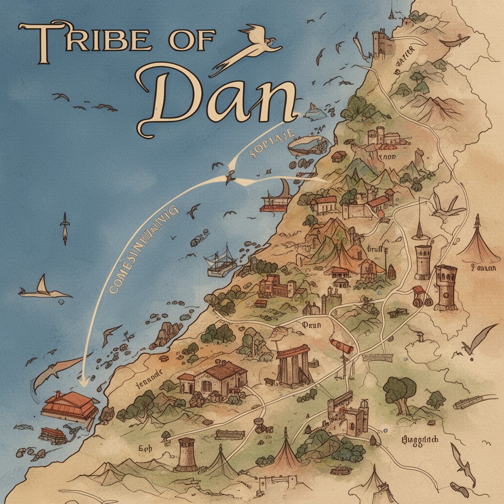 AI-generated illustration of Tribe of Dan