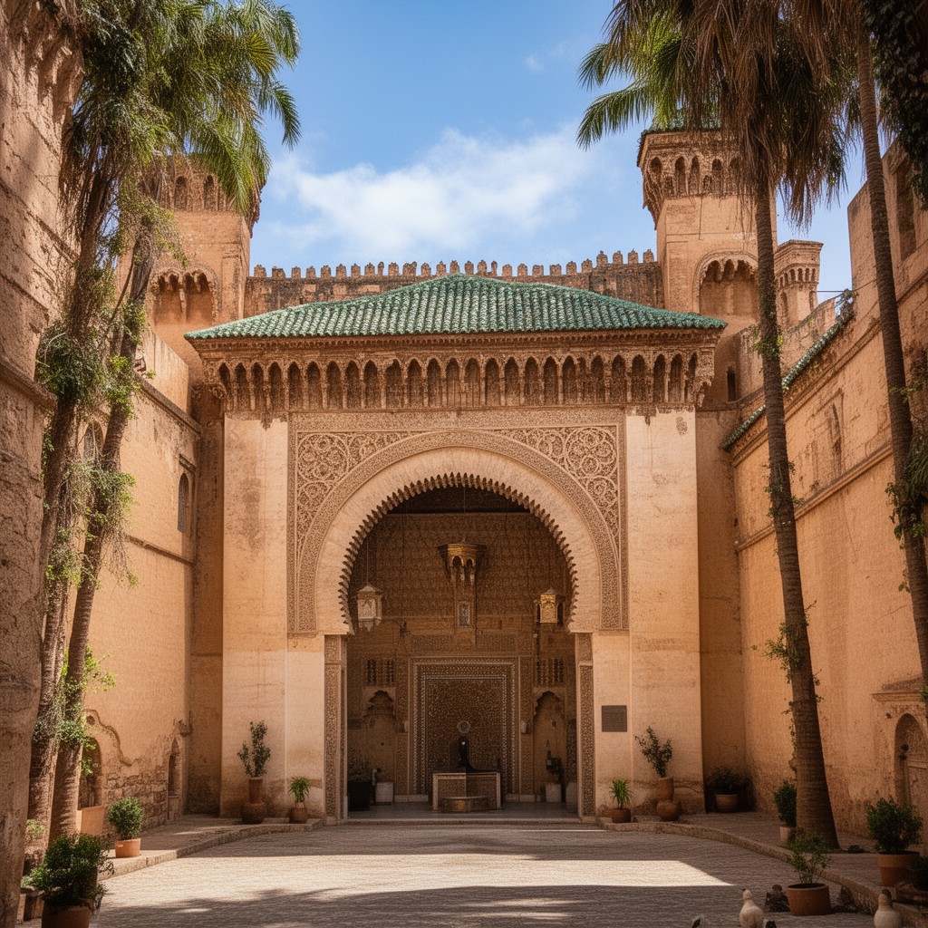 AI-generated illustration of al-Qarawiyyin Mosque