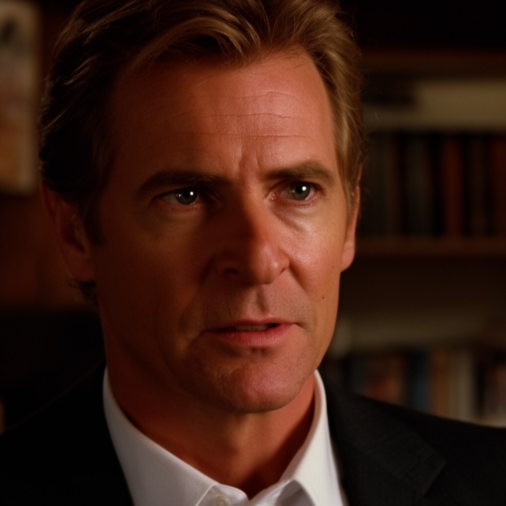 AI-generated illustration of Bill Pullman