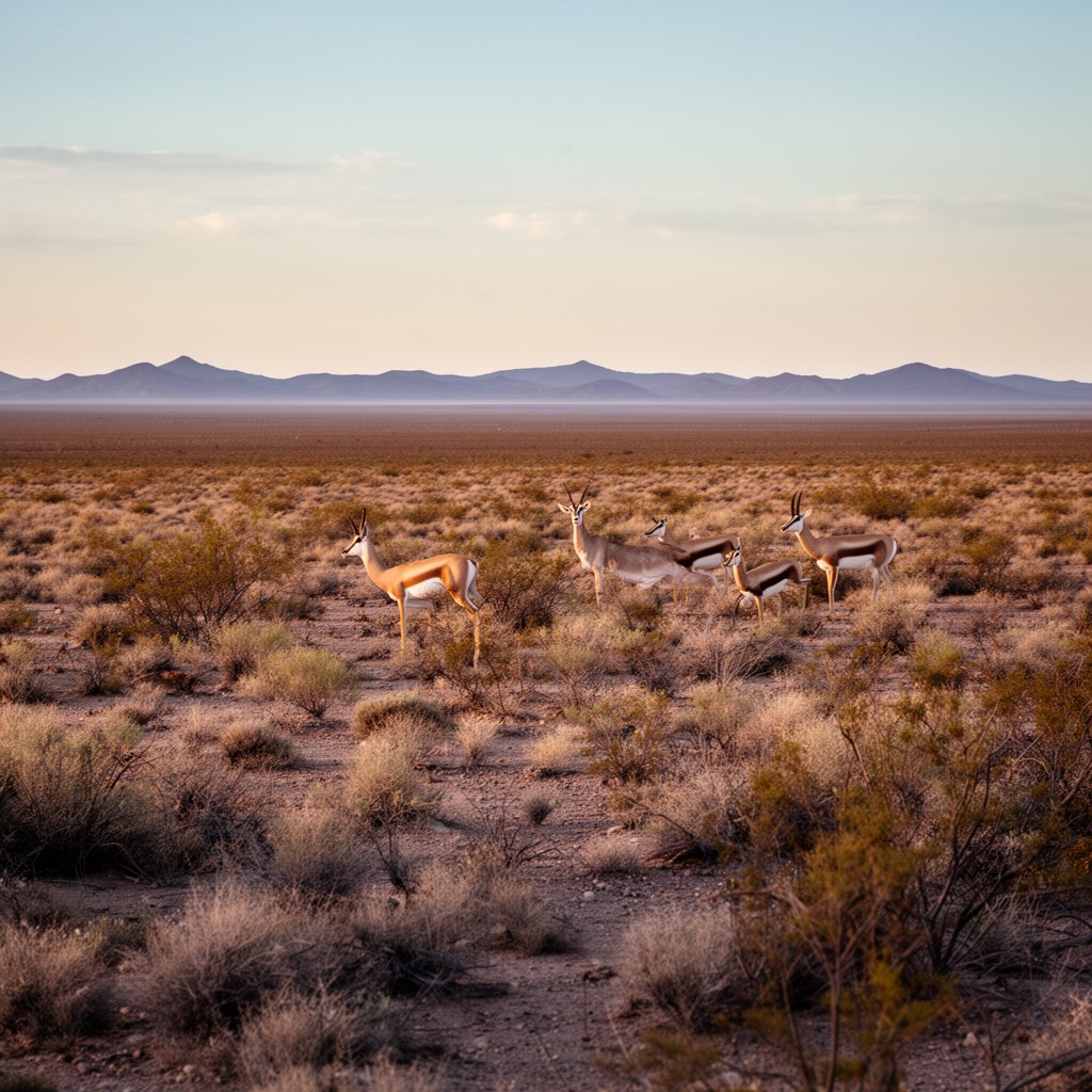 AI-generated illustration of Cabeza Prieta National Wildlife Refuge