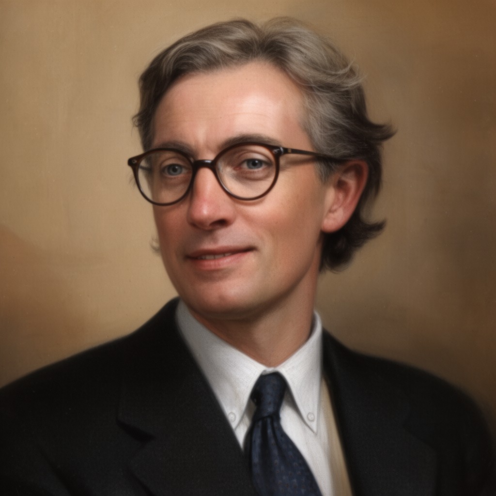 AI-generated illustration of Harald Bohr Jr.