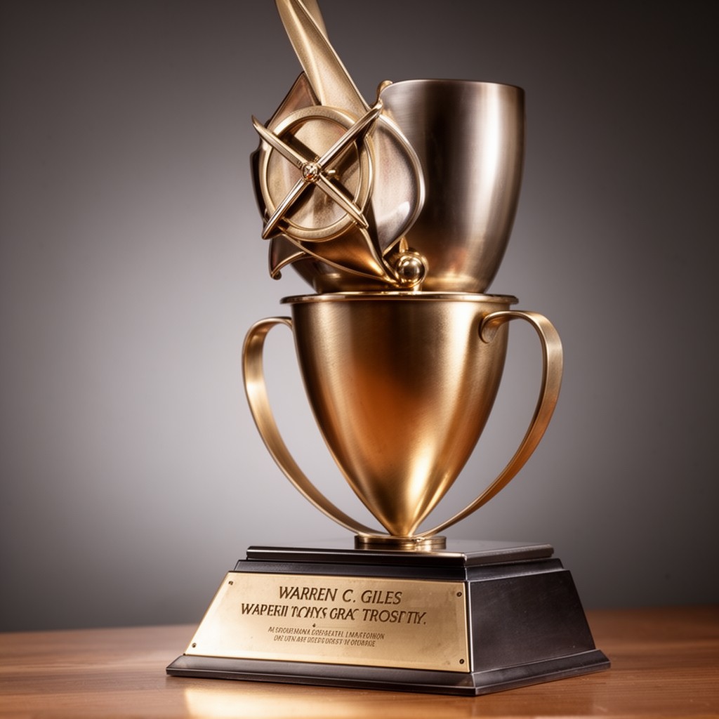 AI-generated illustration of Warren C. Giles Trophy