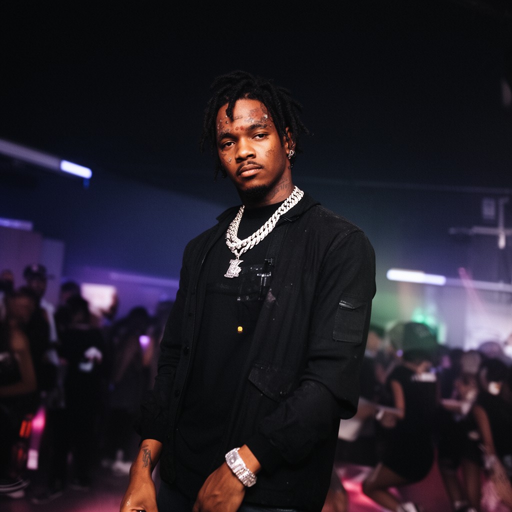 AI-generated illustration of Playboi Carti