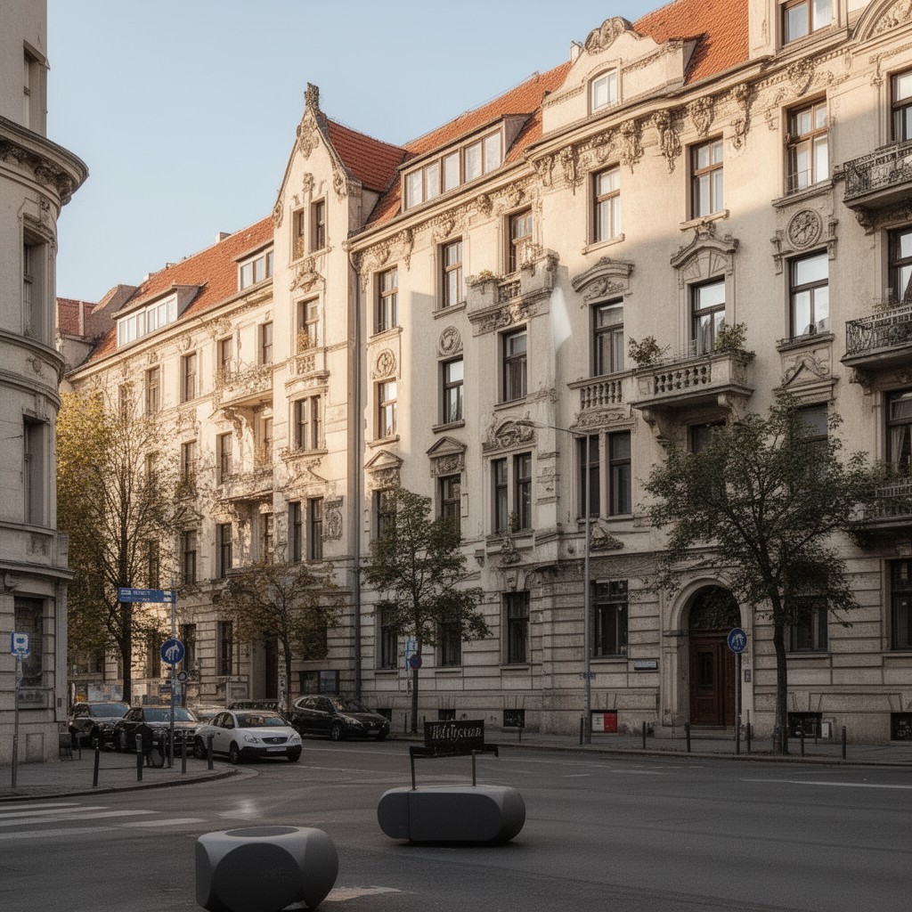 AI-generated illustration of Bayerisches Viertel