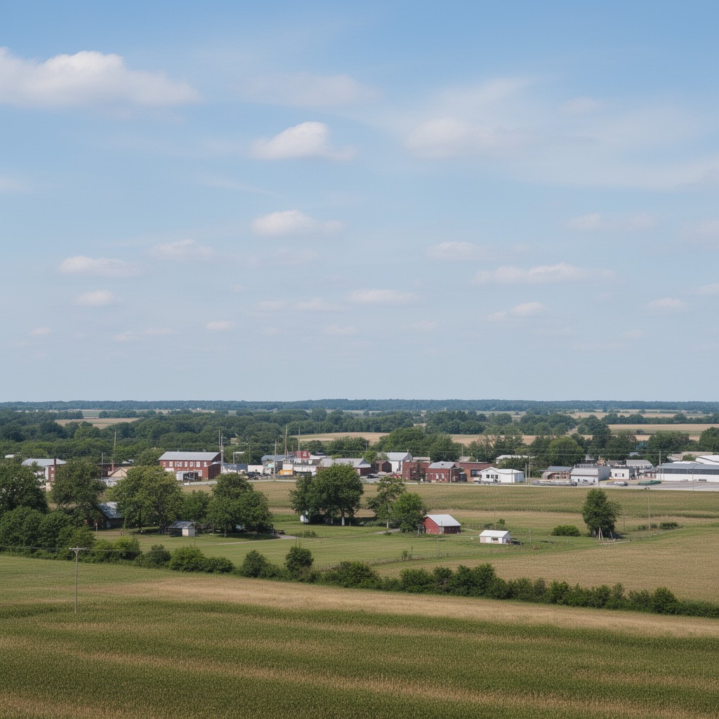 AI-generated illustration of Lucas County, Iowa