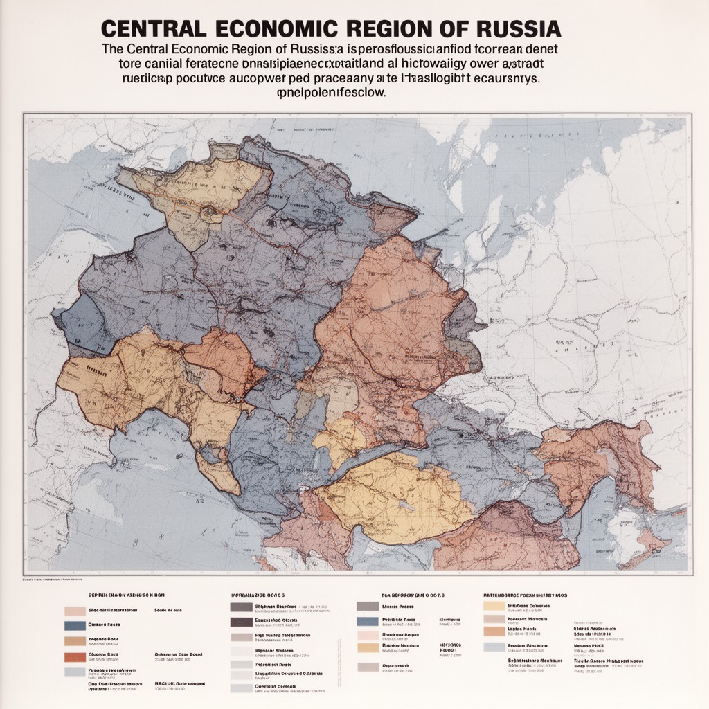 AI-generated illustration of Central Economic Region of Russia