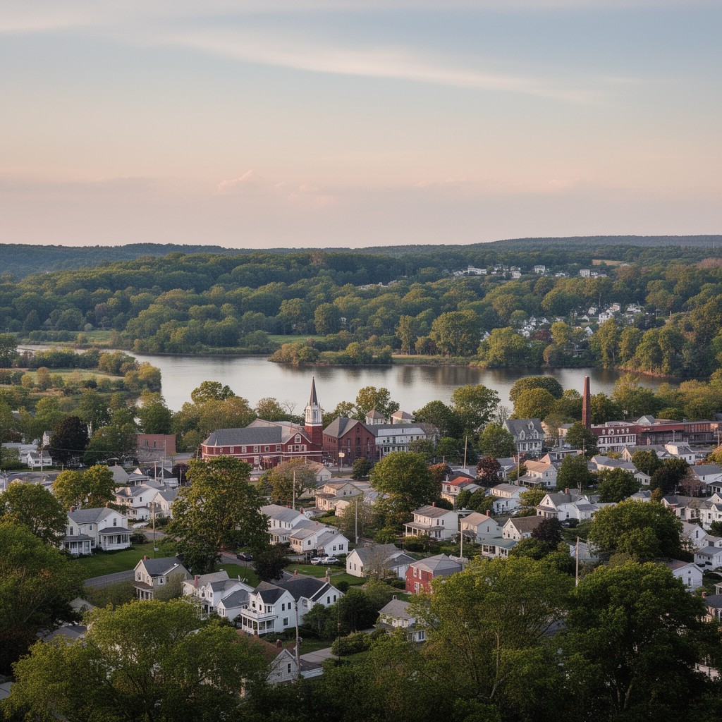 AI-generated illustration of Dracut, Massachusetts