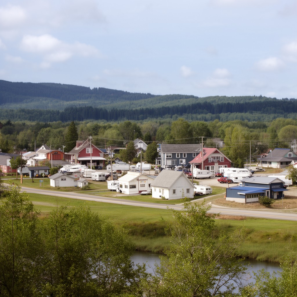 AI-generated illustration of Howland, Maine