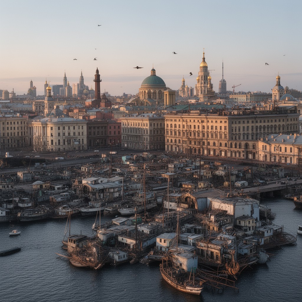 AI-generated illustration of Leningrad