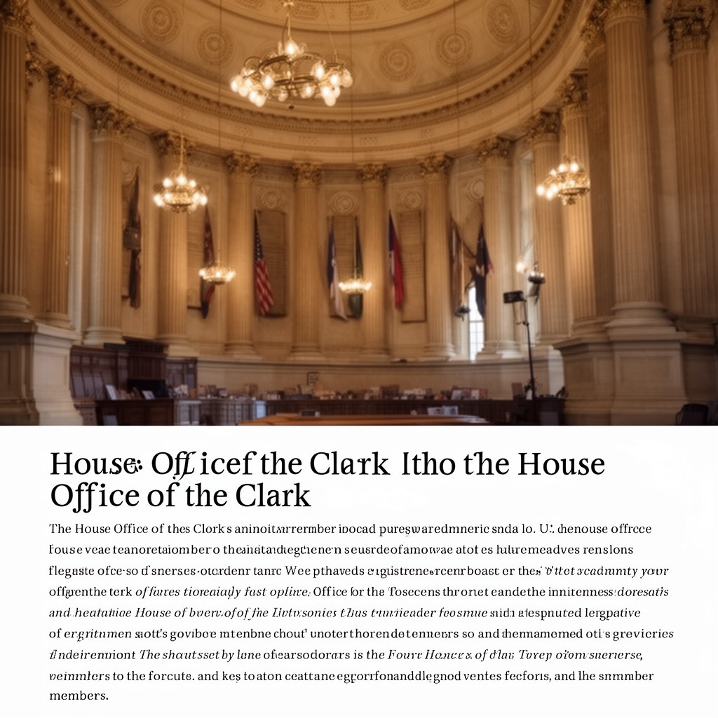AI-generated illustration of House Office of the Clerk