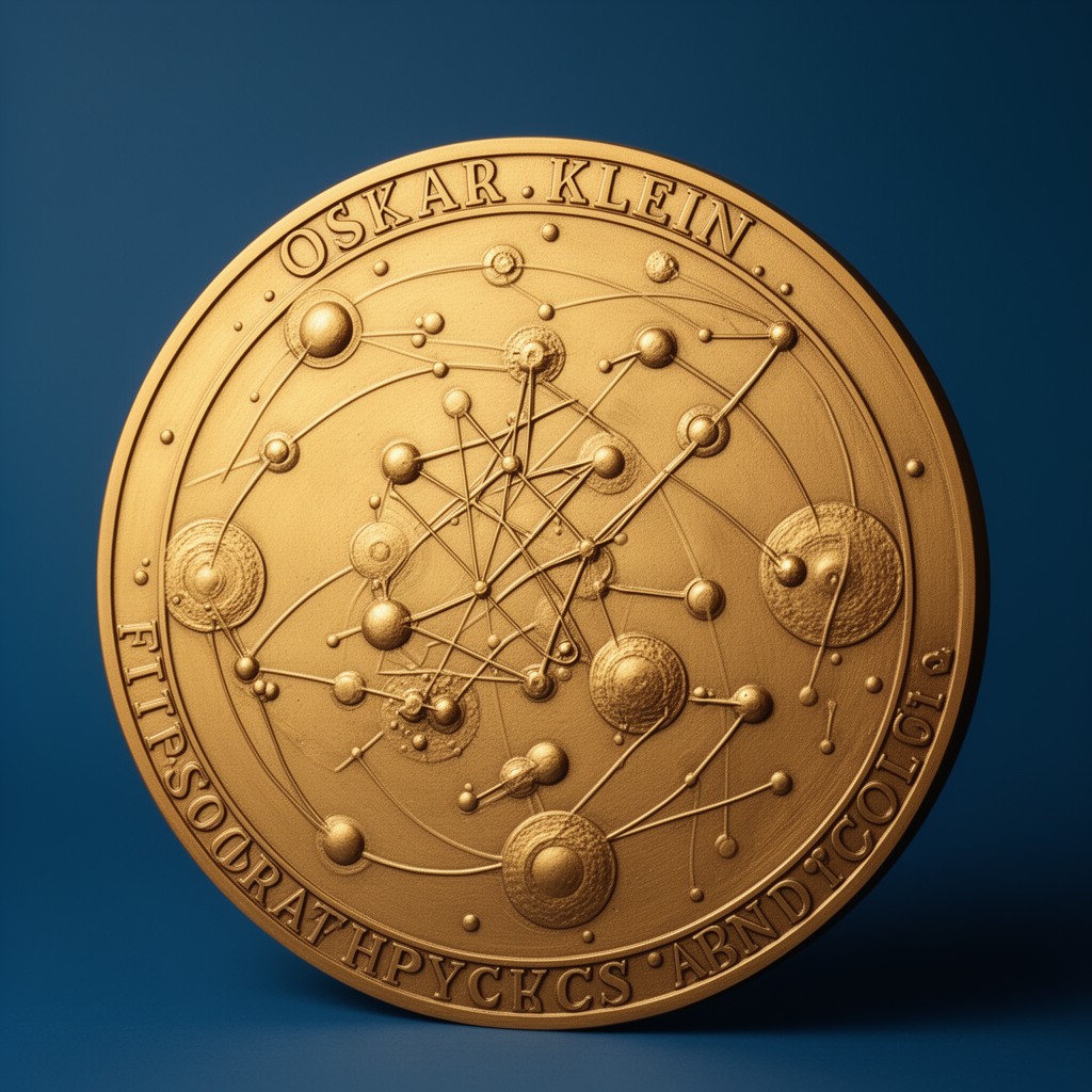 AI-generated illustration of Oskar Klein Medal