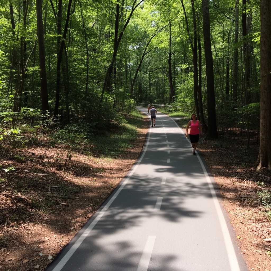 AI-generated illustration of Northside Trail