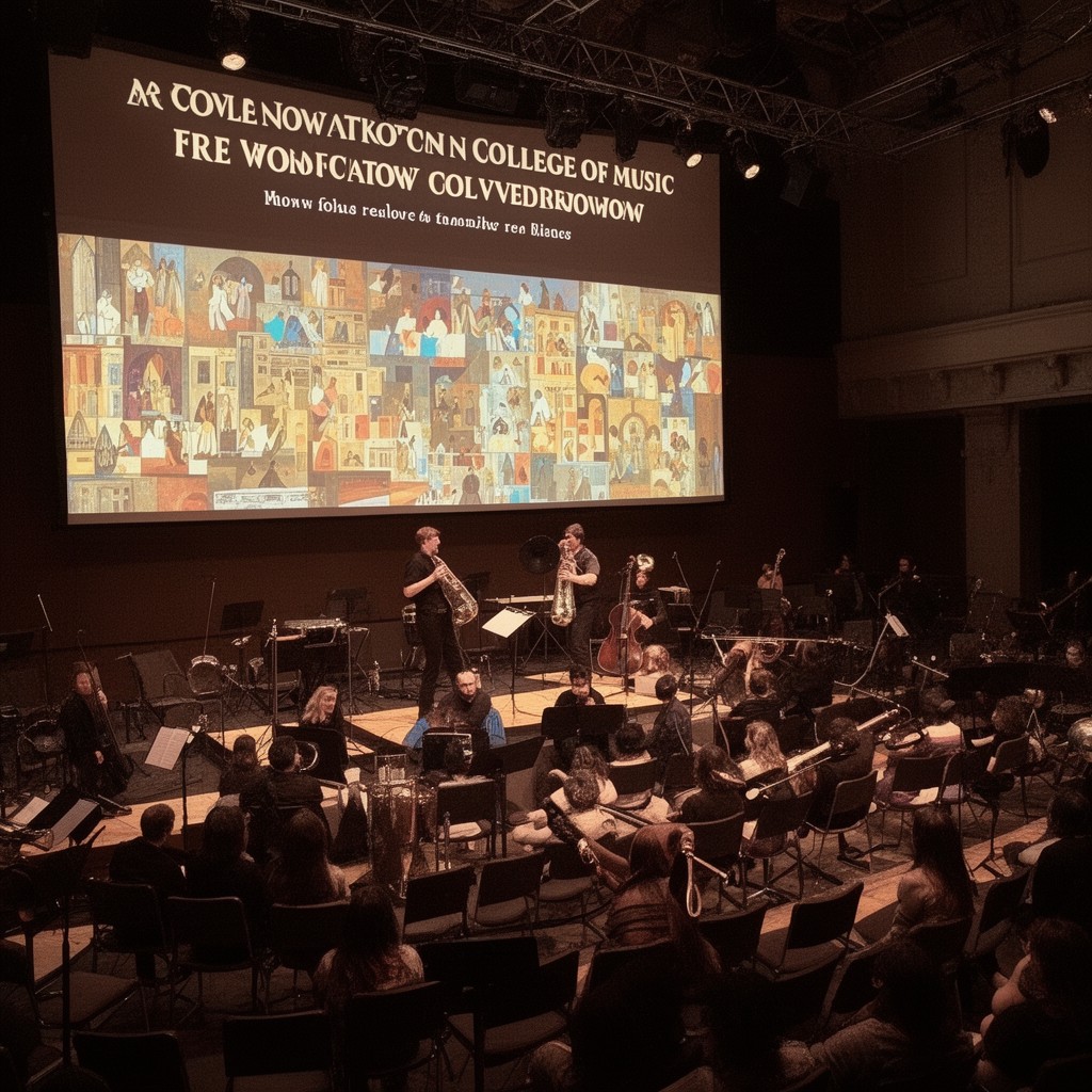 AI-generated illustration of Royal Northern College of Music