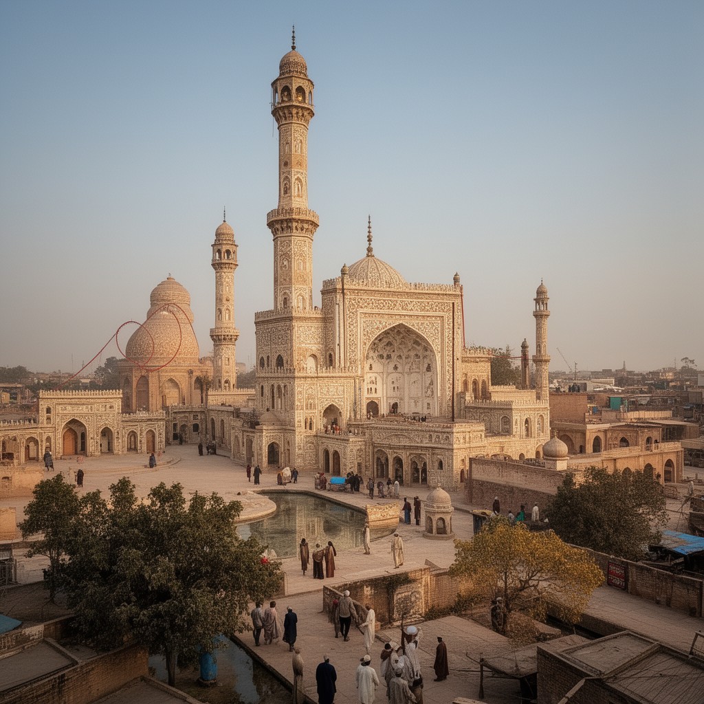 AI-generated illustration of Multan