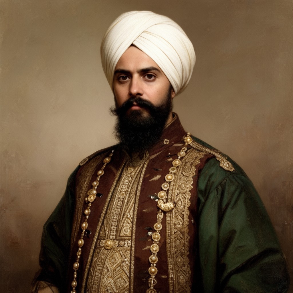 AI-generated illustration of Duleep Singh