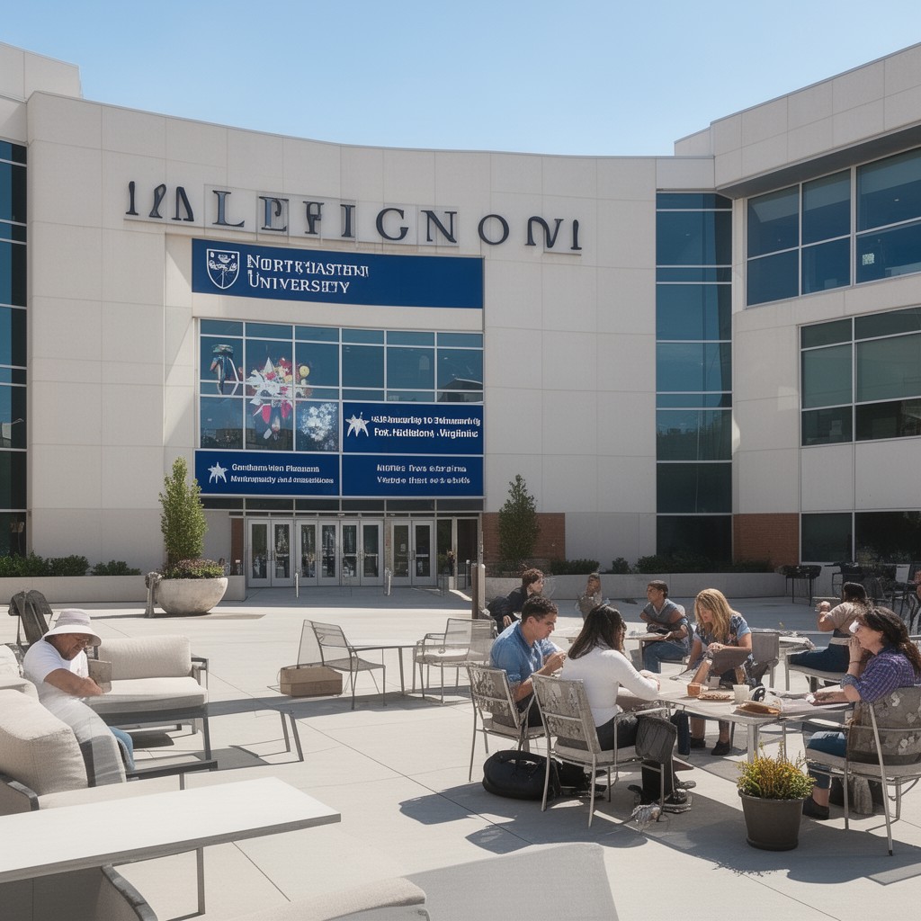 AI-generated illustration of Arlington campus