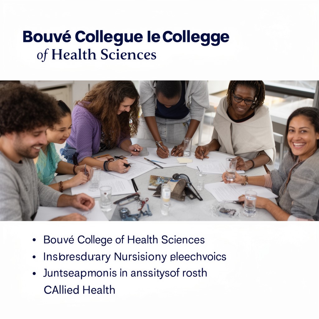 AI-generated illustration of Bouvé College of Health Sciences