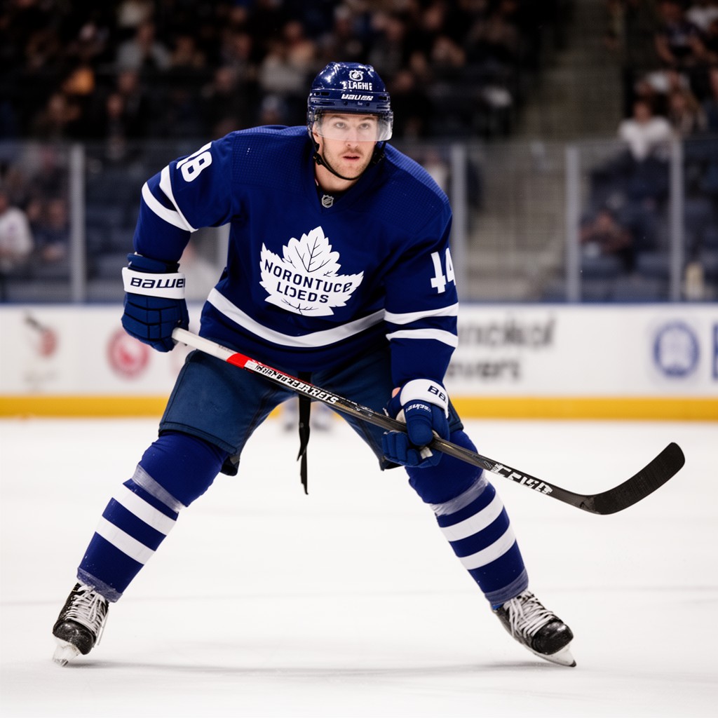 AI-generated illustration of Auston Matthews