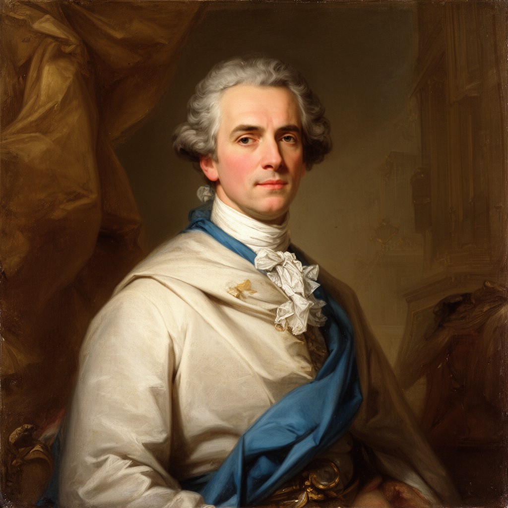 AI-generated illustration of Jean-Baptiste Marie Pierre