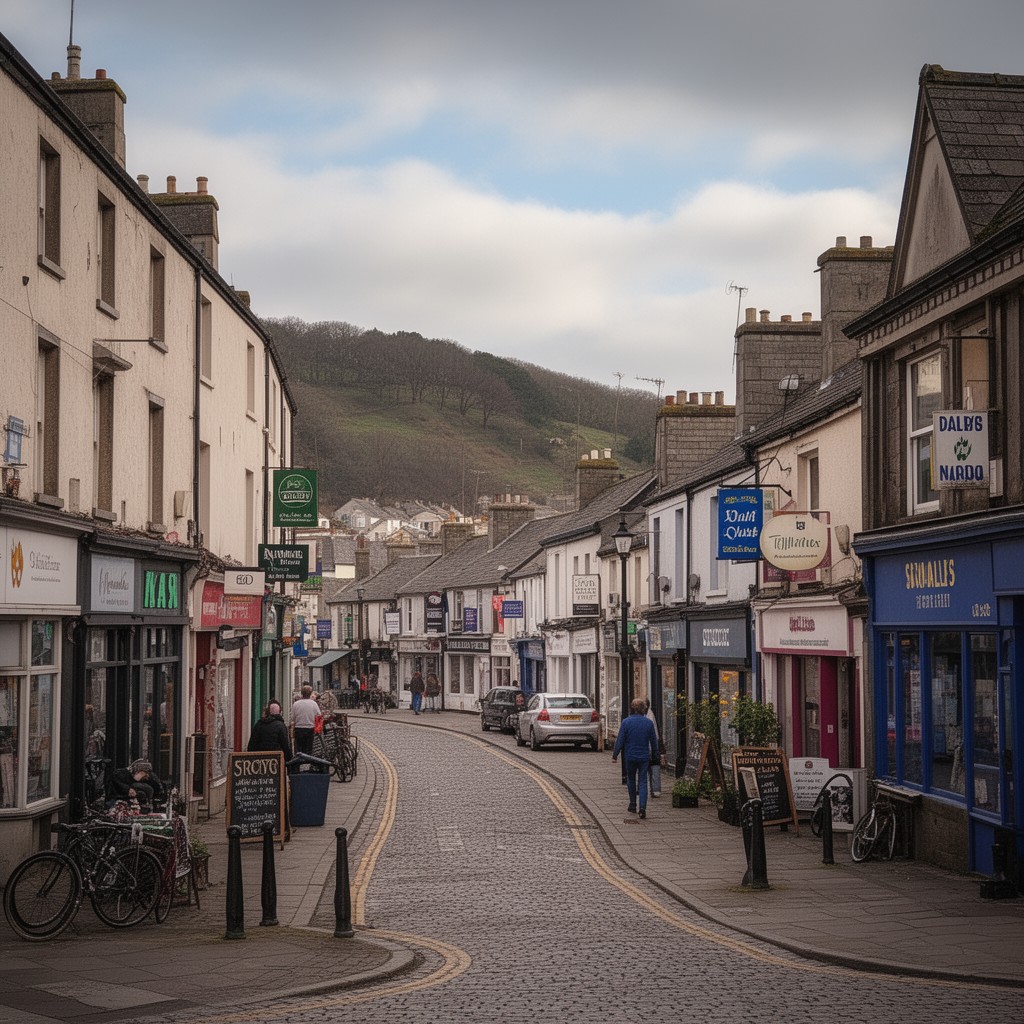 AI-generated illustration of High Street