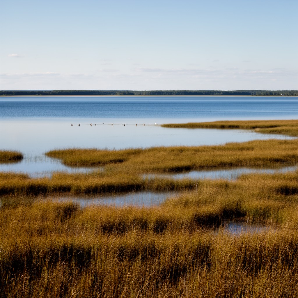 AI-generated illustration of Lake Winnipegosis