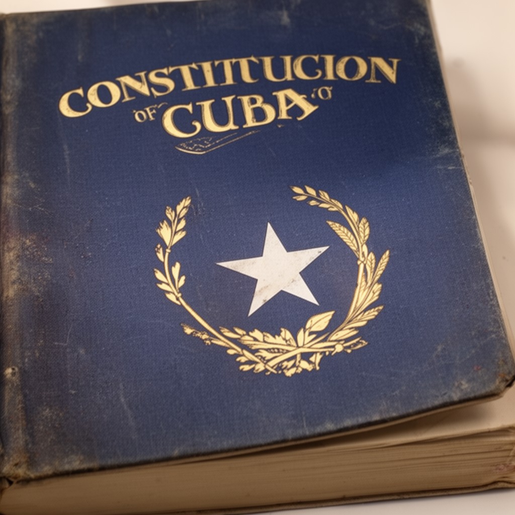 AI-generated illustration of Constitution of Cuba